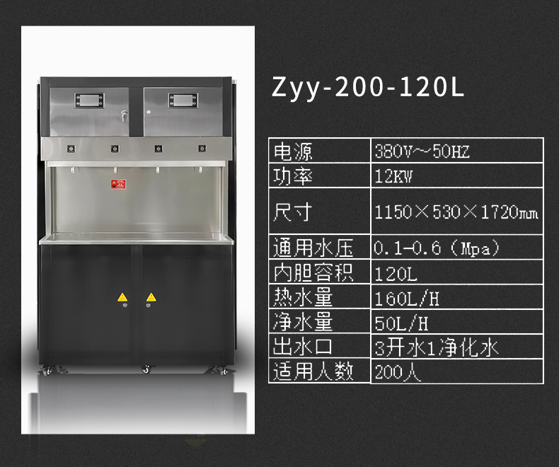步進式開水機！